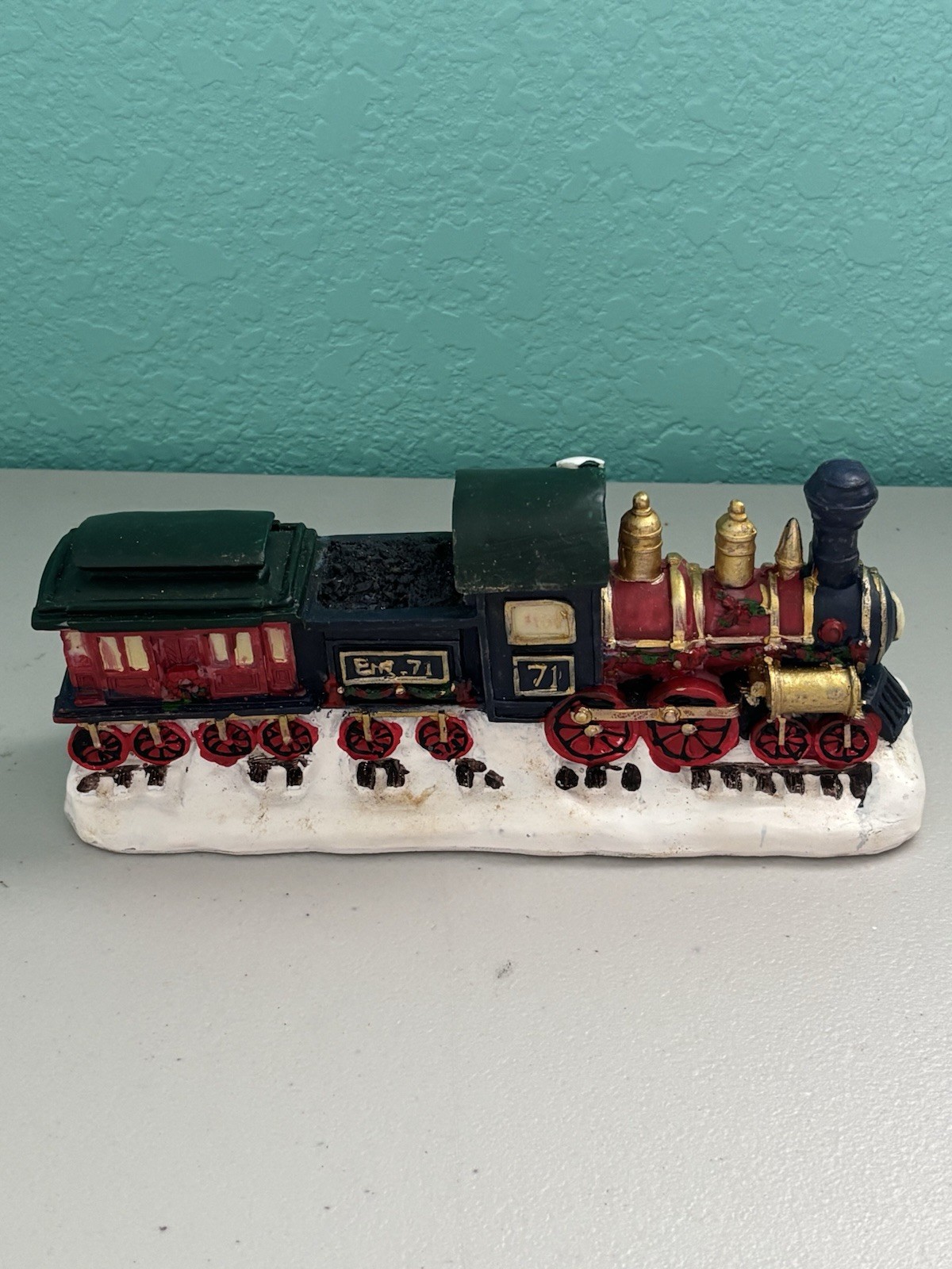 Holiday Time Resin Victorian Christmas Train