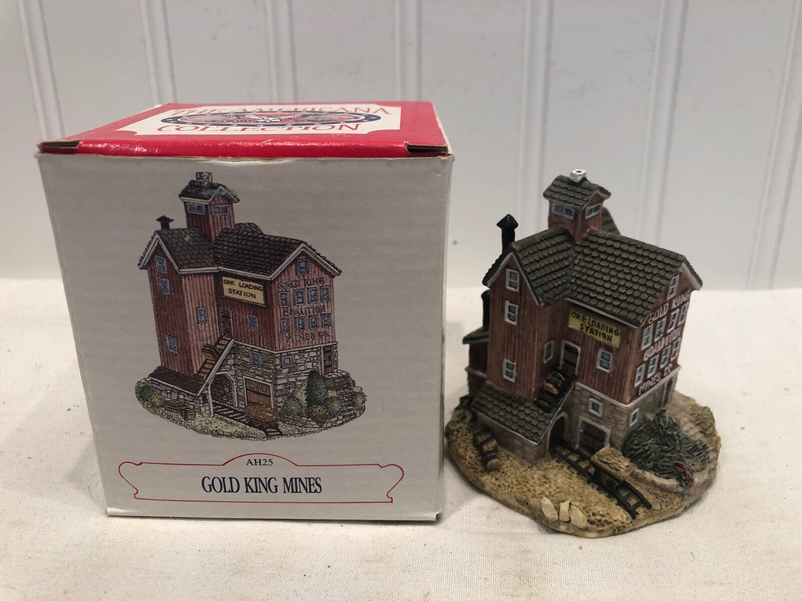1993 LIBERTY FALLS Americana Collection w/ Box GOLD KING MINES AH25