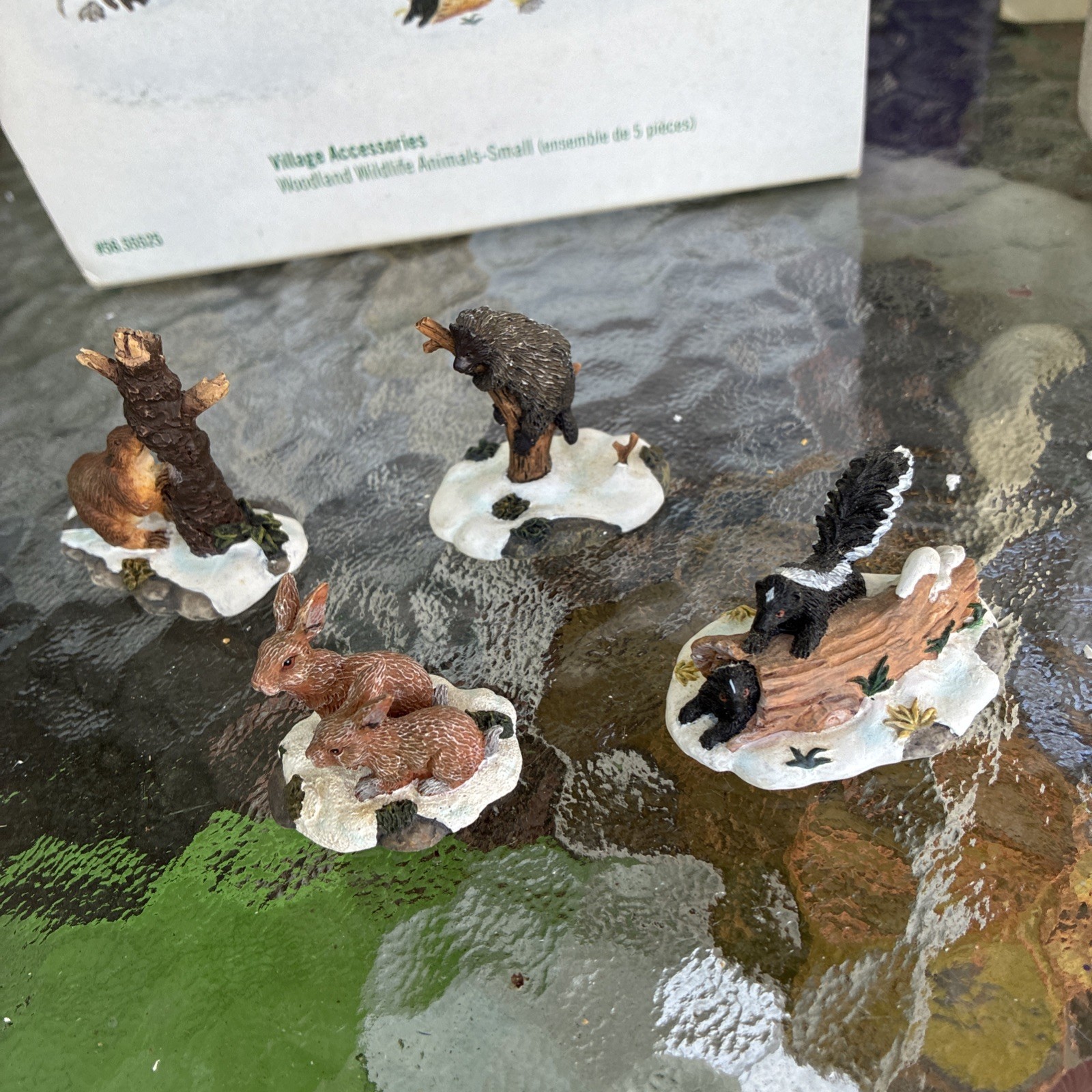 Department 56  Accessories WOODLAND WILDLIFE ANIMALS-Small (set of 4 ) 55525