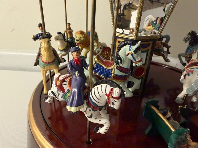Mr. Christmas Grand Carousel Musical Rotating 30 Classic Songs