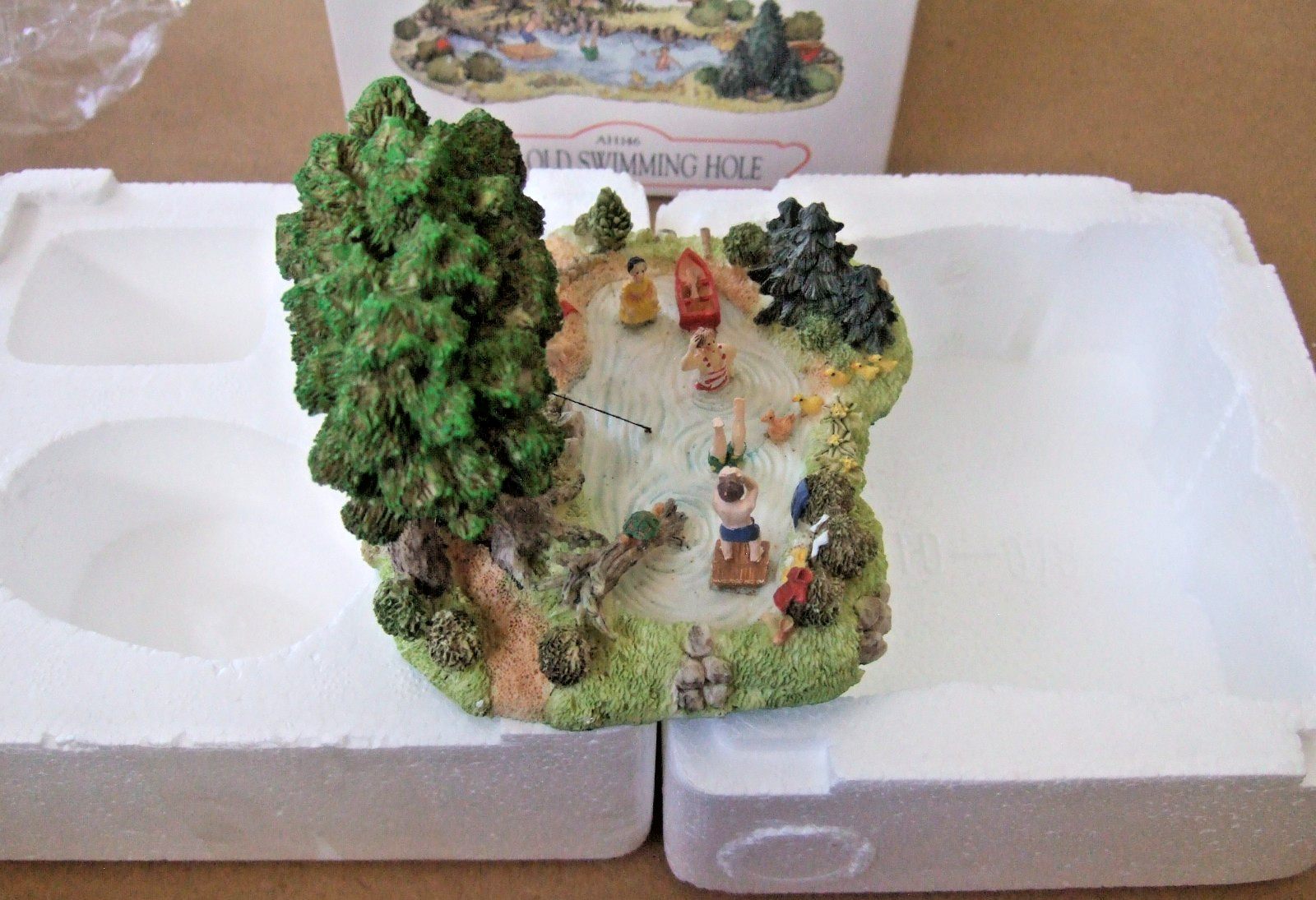 LIBERTY FALLS COLLECTION AH146 “THE OLD SWIMMING HOLE” 1998 ORIGINAL BOX