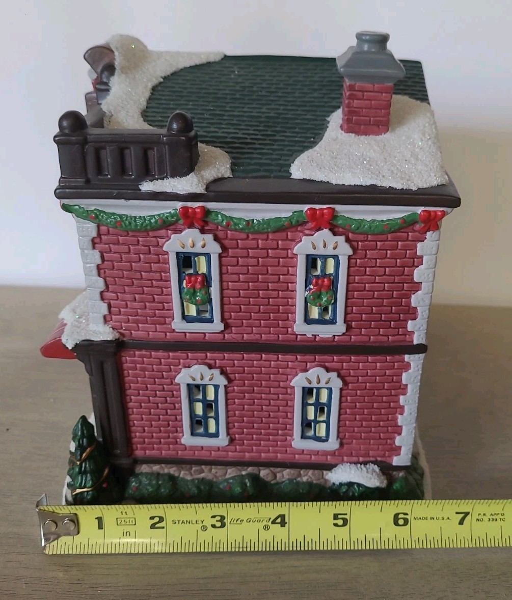 St. Nicholas Square Christmas Village 2010 Santa’s Toy Chest Illuminated W/Box