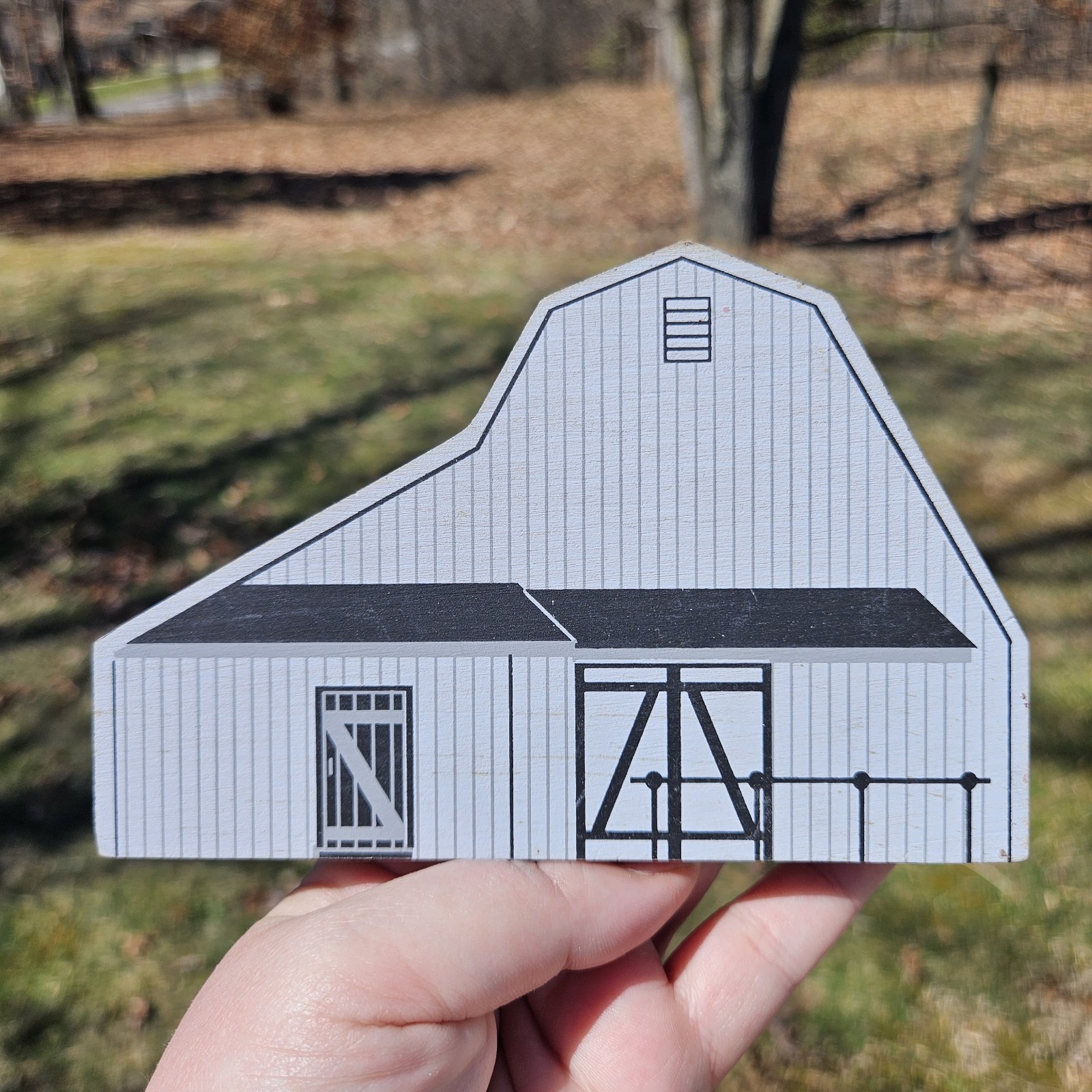 Cats Meow Amish Eli’s Harness Shop, Horse And Buggy, Field, House, Tree Windmill