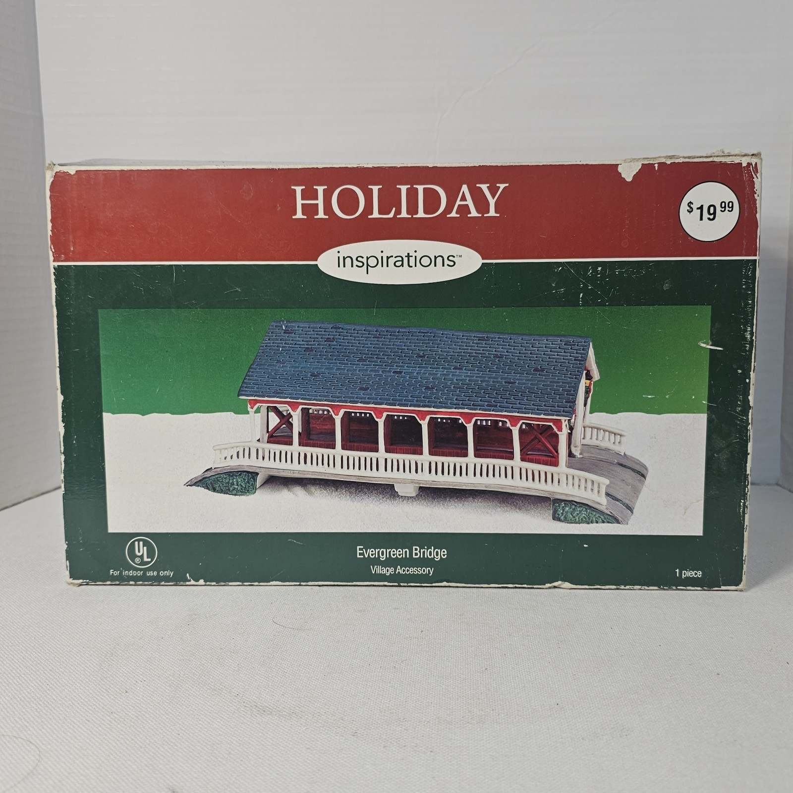 Vintage and Rare Hard To Find Holiday Inspirations Towne Series Bridge 1990s.