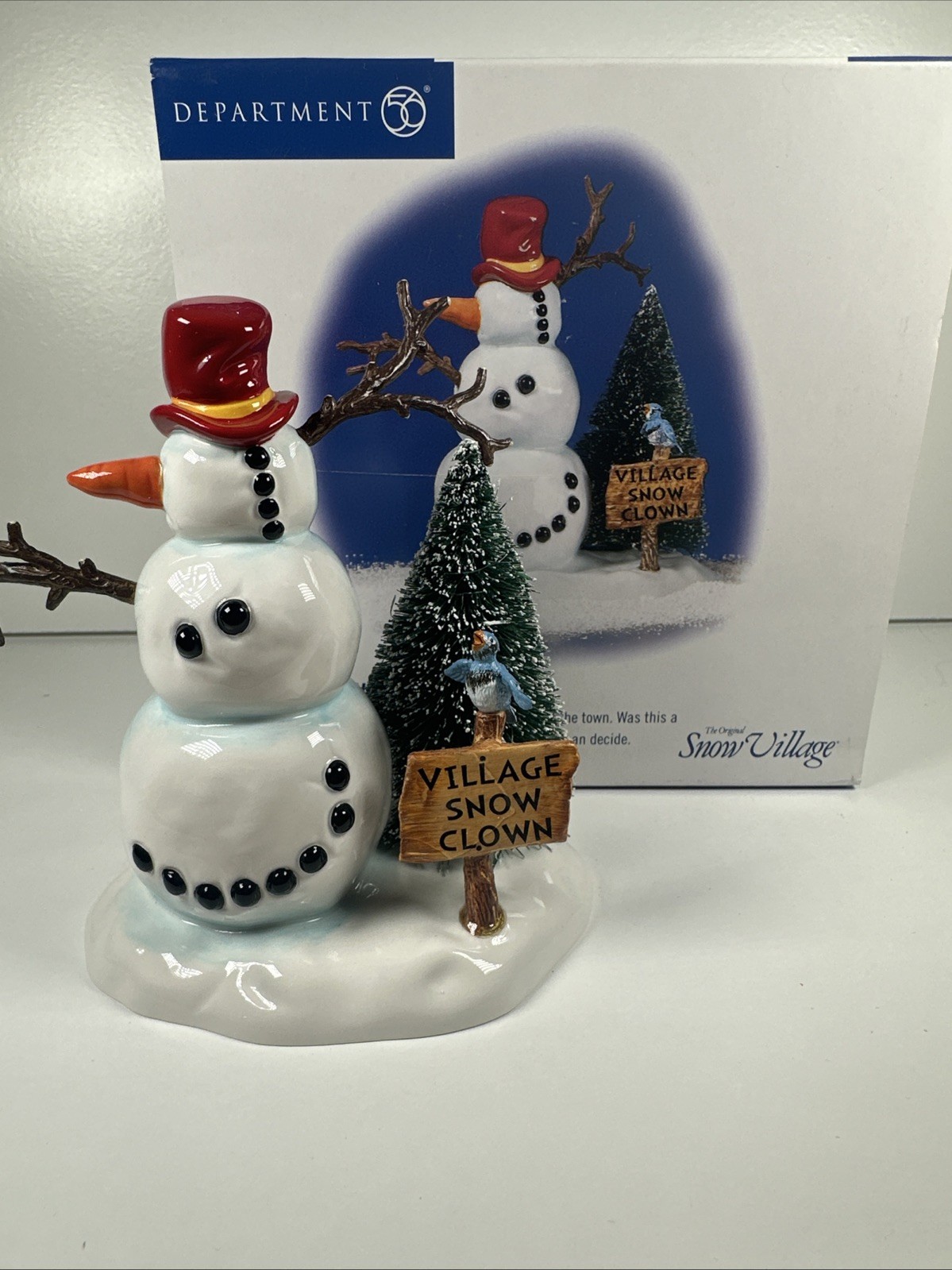 Department 56 Snow Village Village Snow Clown Figurine in Box 56.55181