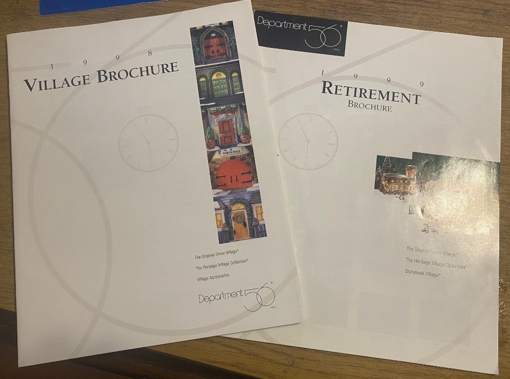 Department 56 Collector Reference Library 1990-1999 Brochures History Lists Home