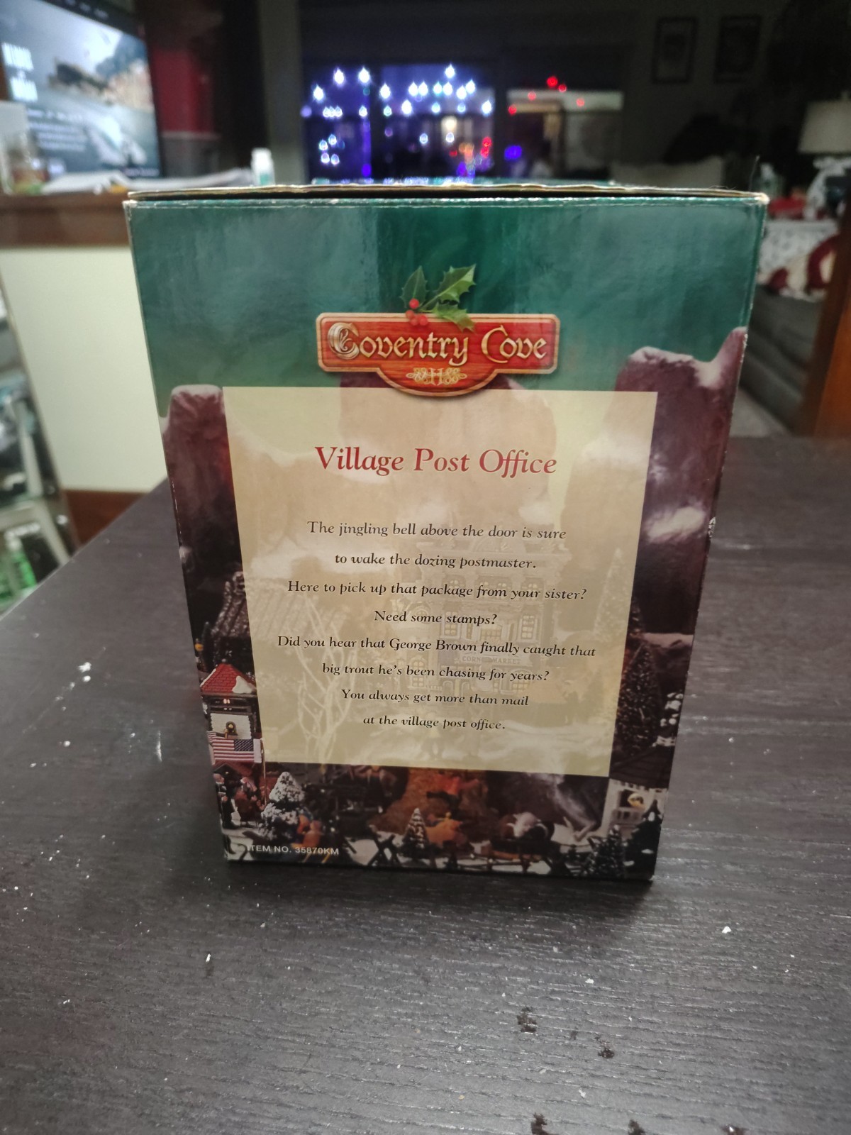 2003 Lemax Coventry Cove Christmas Village Post Office House