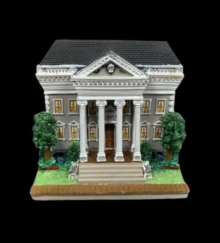 First Bank of Liberty Falls Village Miniature Building NO BOX AH233
