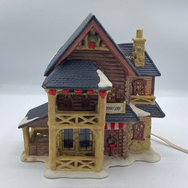 Lighted Porcelain House Penny Candy Store by Rite Aid