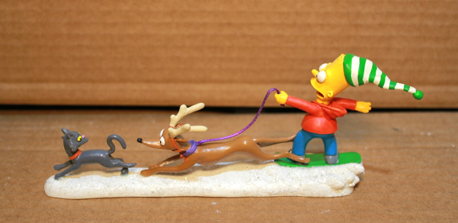 The Simpsons Dept 56 Bart “Ay Caramba” Christmas Figurine 2013