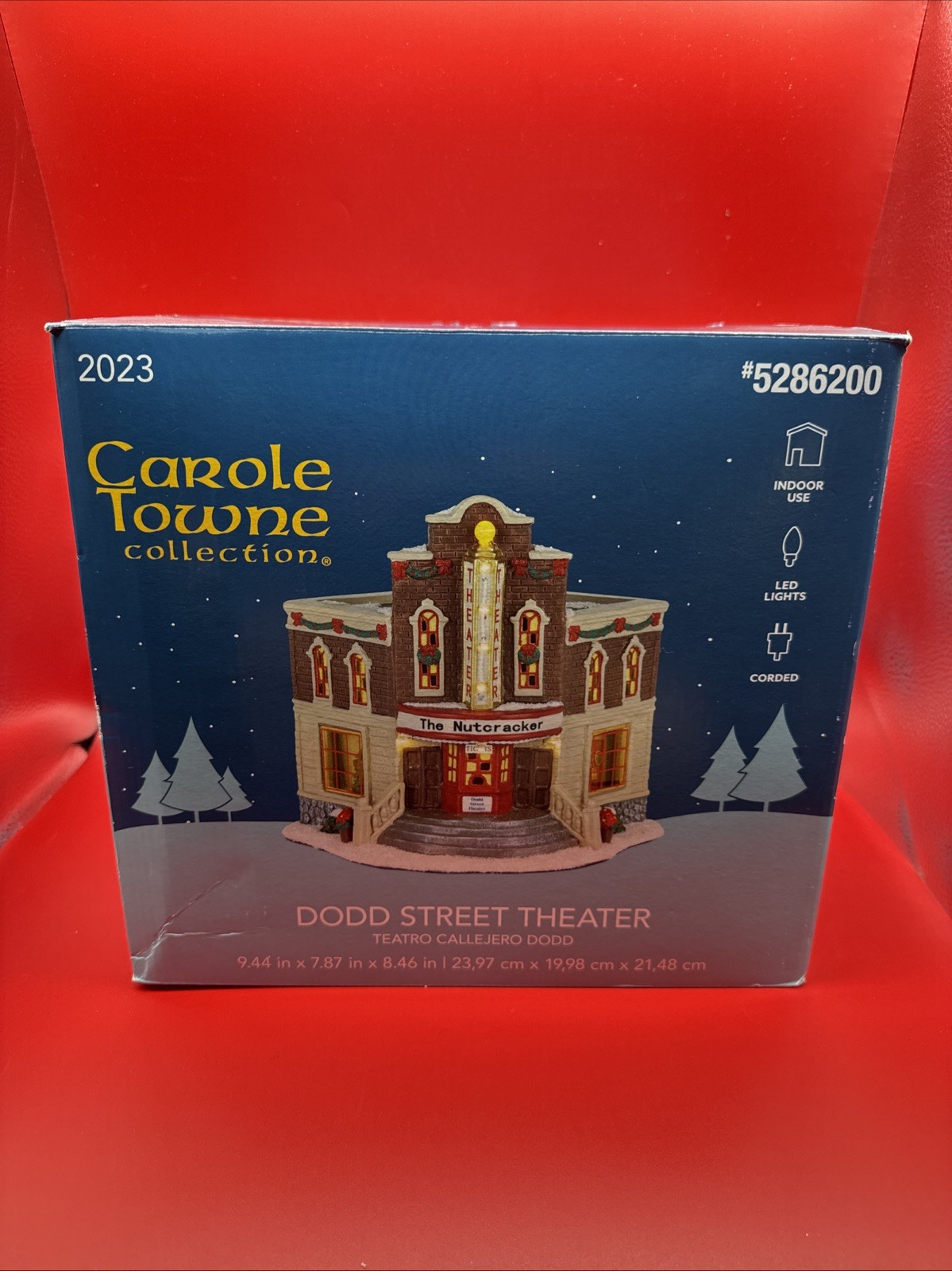 Carole Towne Collection Dodd Street Theater w/ LED Lights Christmas 2023