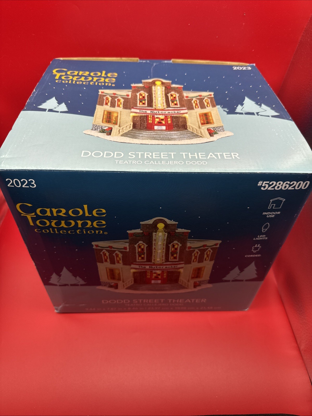 Carole Towne Collection Dodd Street Theater w/ LED Lights Christmas 2023