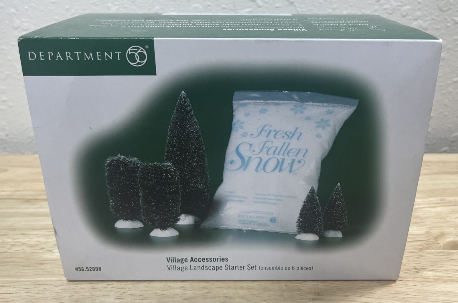 Department 56 – Village Accessories Trees Snow Landscape Starter Set – 56.52898
