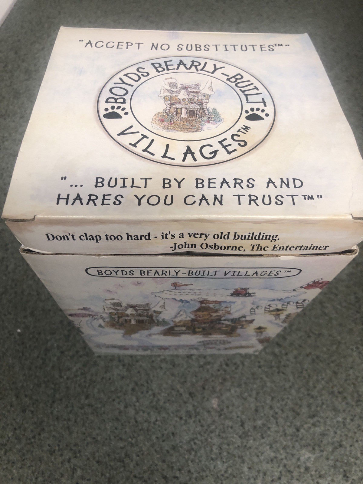 Boyds Bearly Built Villages HOOFER HALL REINDEER DORMITORY