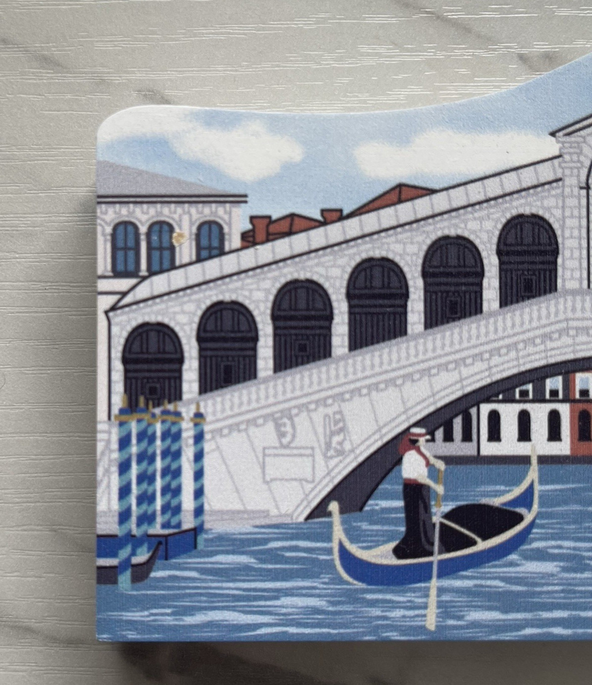 Cat’s Meow Venice ITALY Rialto Bridge Int’l Village III Shelf Sitter Signed