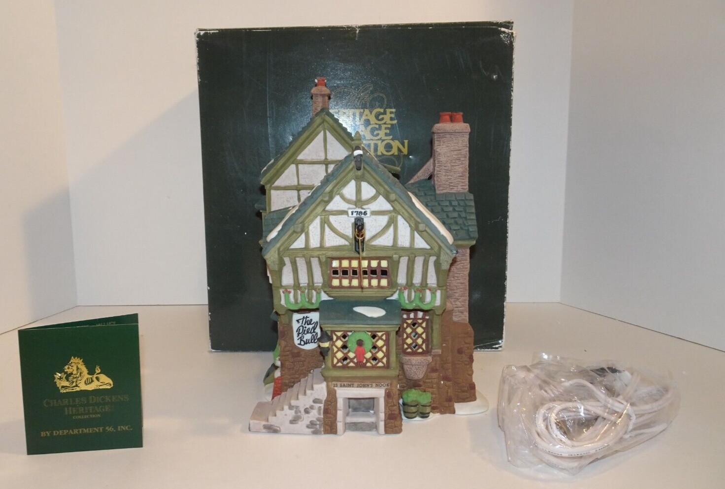 Dept 56 Heritage Village Collection Dickens Series The Pied Bull Inn 2nd Edition