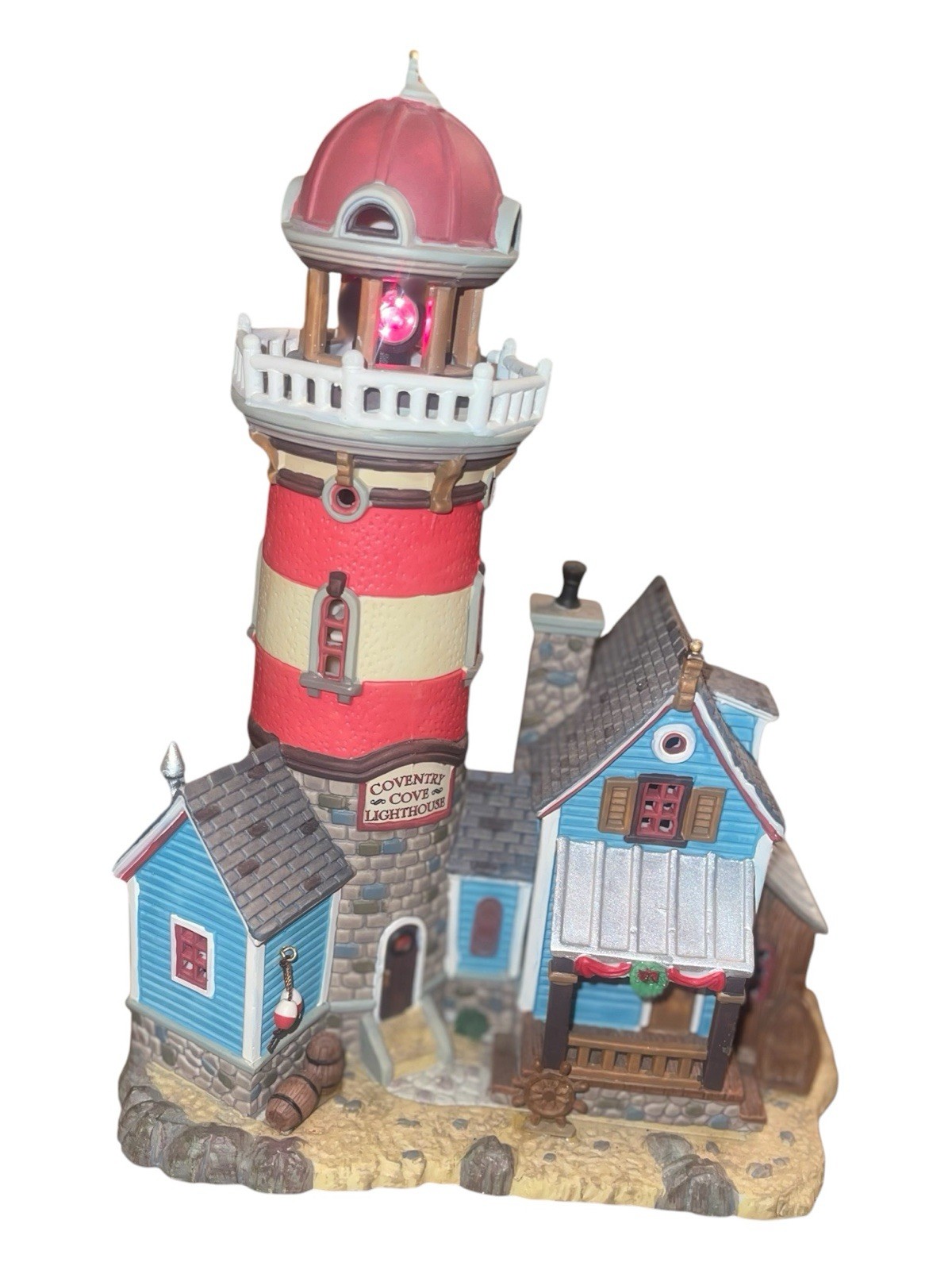 LEMAX Coventry Cove Lighthouse – Lighted Rotating Beacon 2007 Rare Discontinued