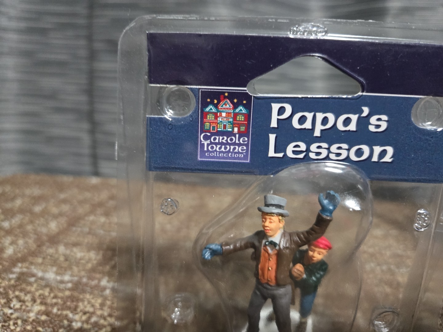 Two(2) LEMAX CAROLE TOWNE Collection- Papa’s Lesson & Fly Fishing With Dad