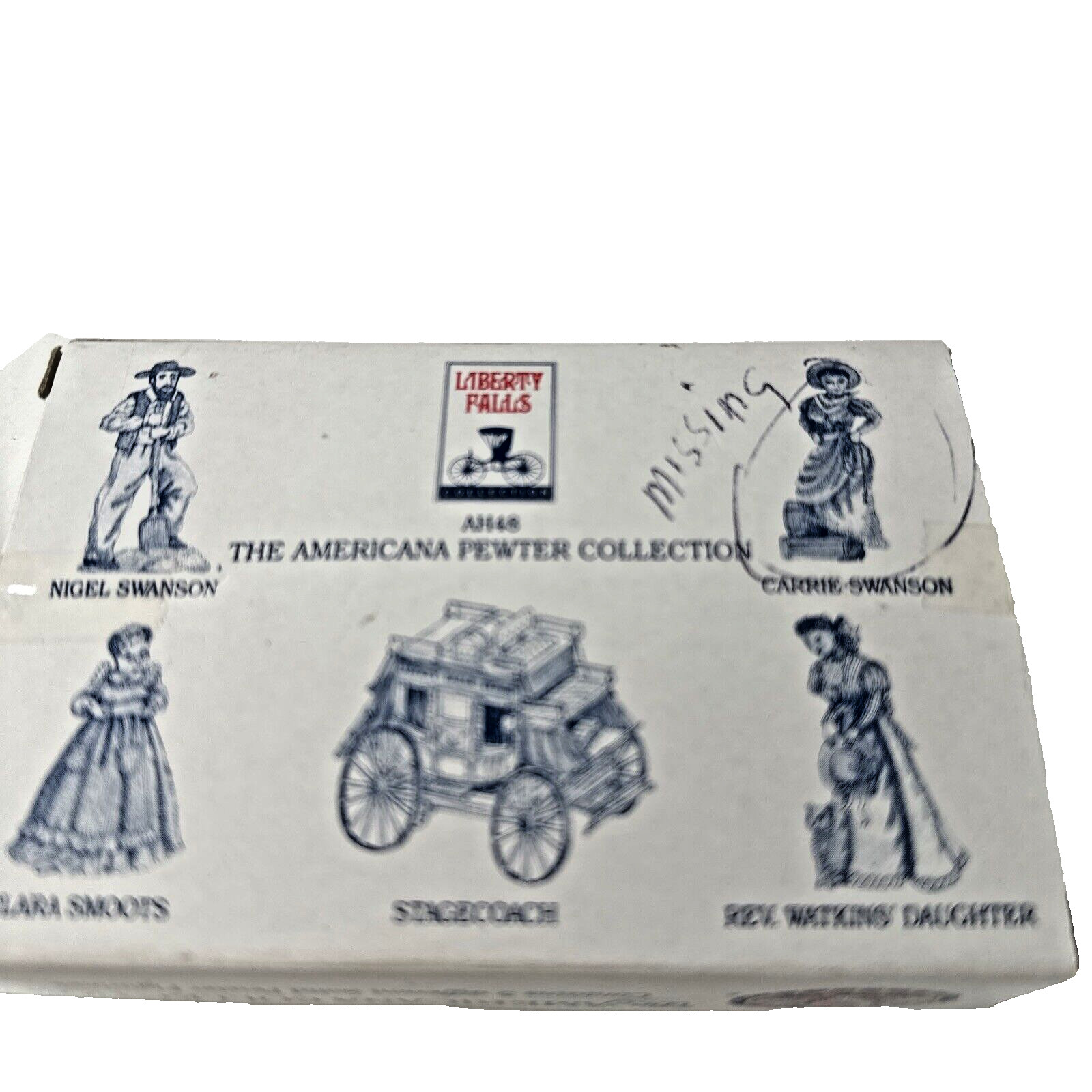 Liberty Falls Solid Pewter Americana Collection Lot Miniature Figurines