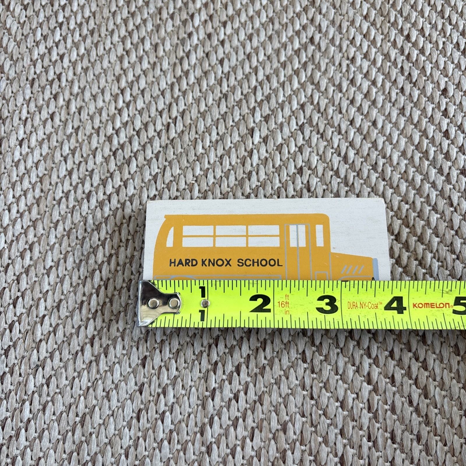 Cat’s Meow Hard Knox School Bus Faline Shelf Sitter Accessory