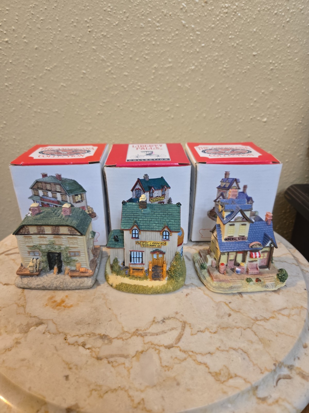 Liberty Falls Americana Collection – AH41, AH22 AH89 (3-pc set, in boxes)