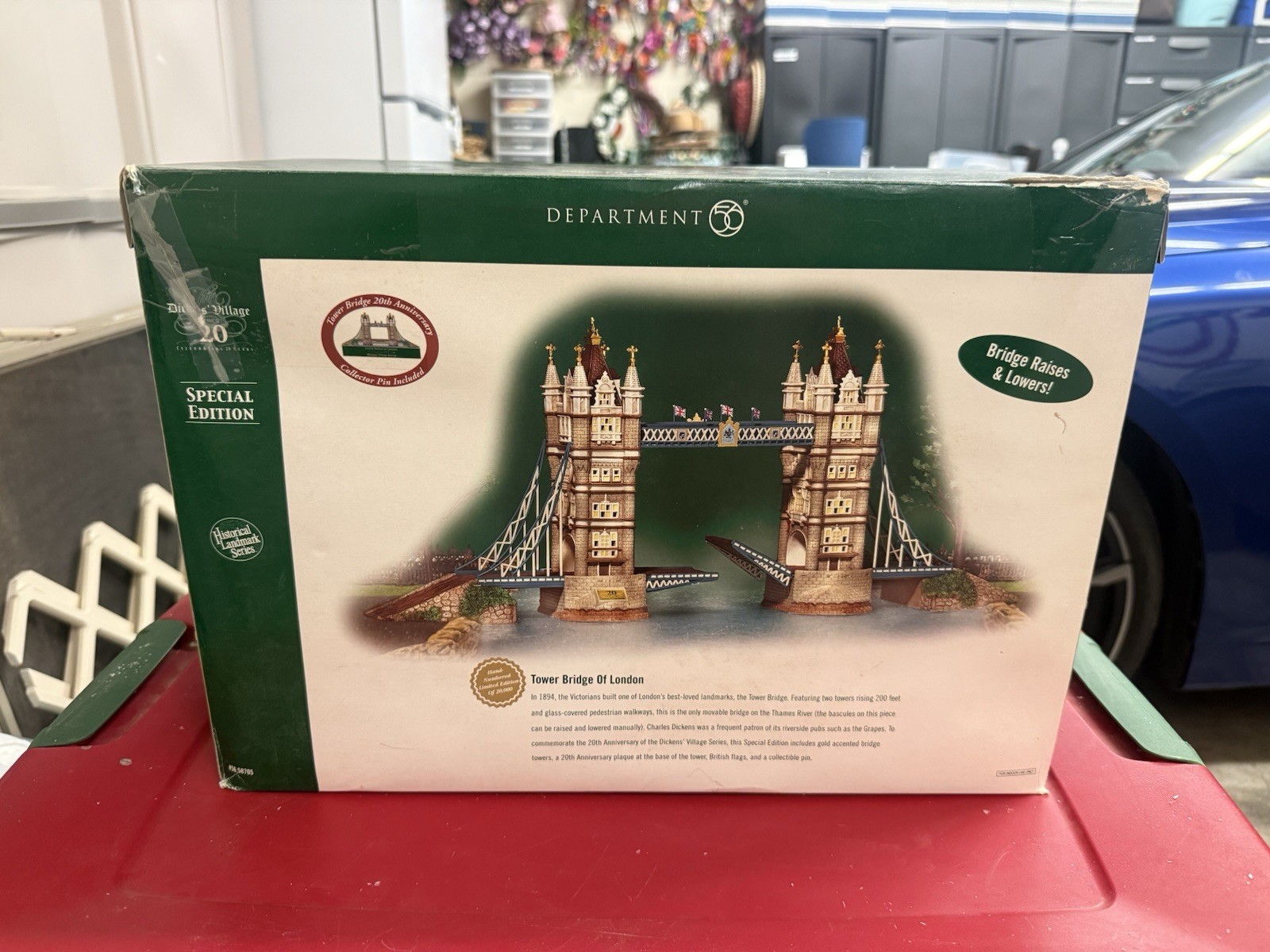 Department 56 Dickens’ Village Tower Bridge London Special Edition Boxed