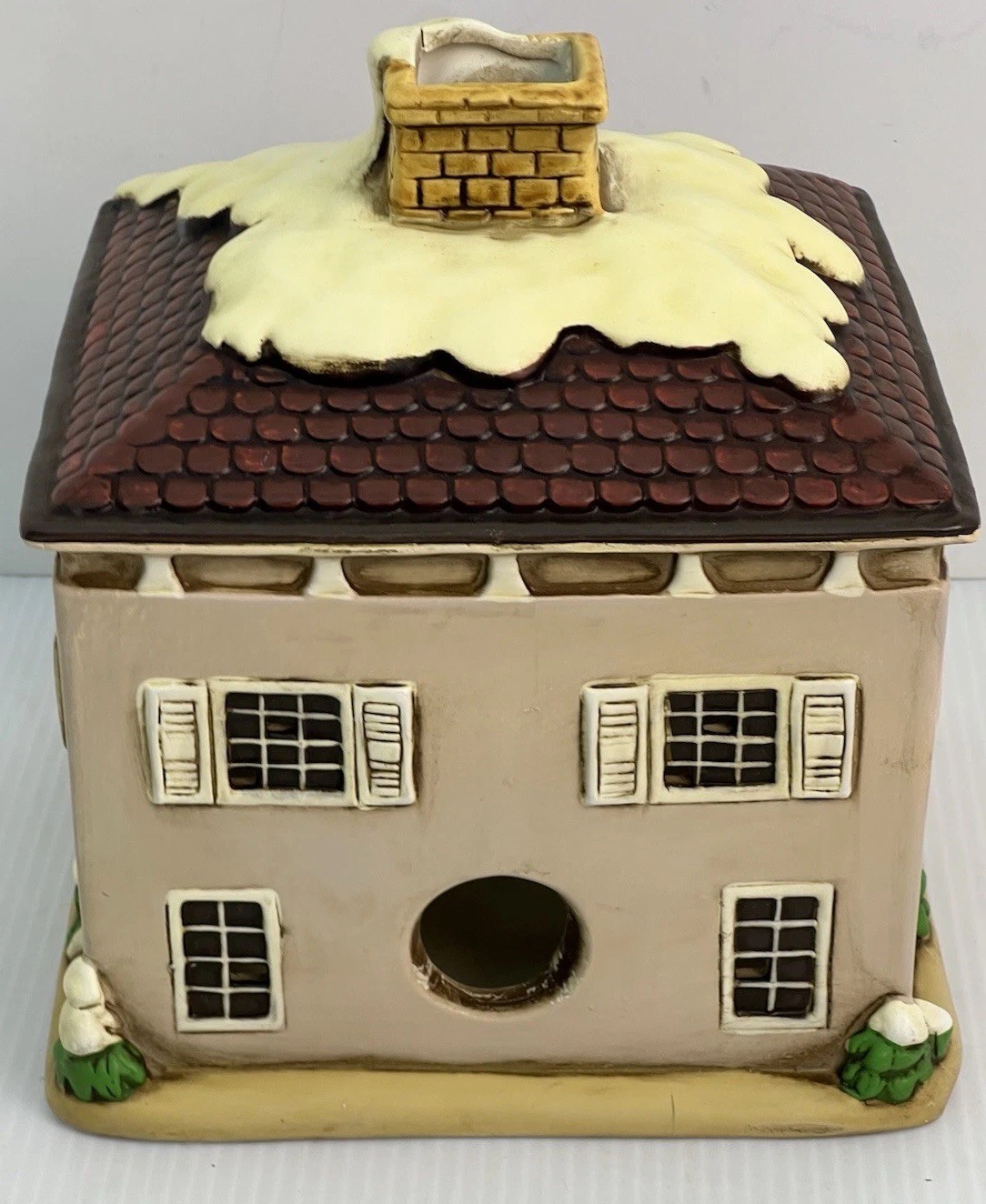 Vtg Lefton Penny House Colonial Village Hand Painted 1986 Made in Taiwan No Box