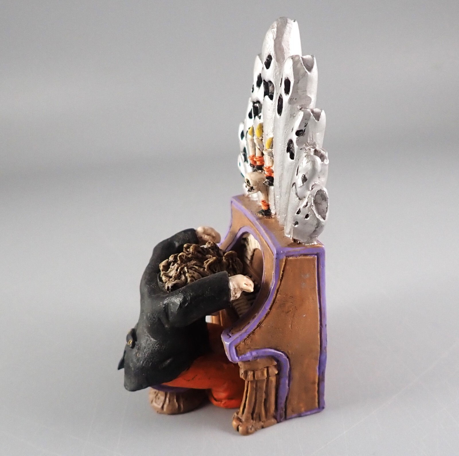 Creepy Hollow Spooky Organist Halloween Midwest of Cannon Falls Resin Figure