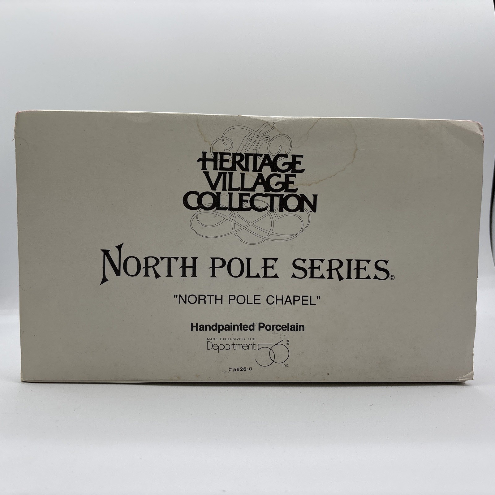 Department 56 1993 Vintage HVC North Pole Series North Pole Chapel 5626-0 Retire
