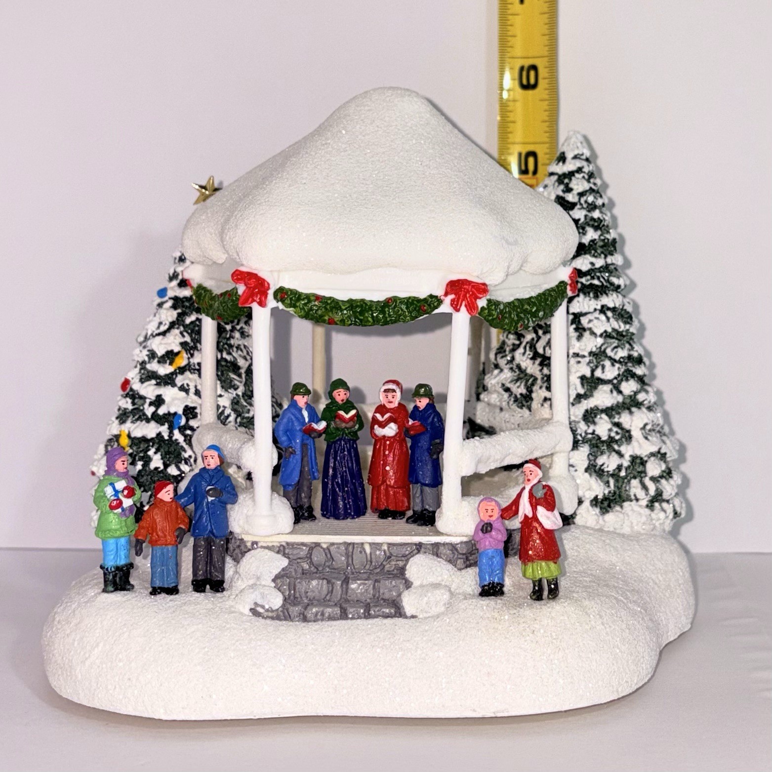 Thomas Kinkade Teleflora Sweet Sounds Of Christmas Lighted Carolers Gazebo 2023