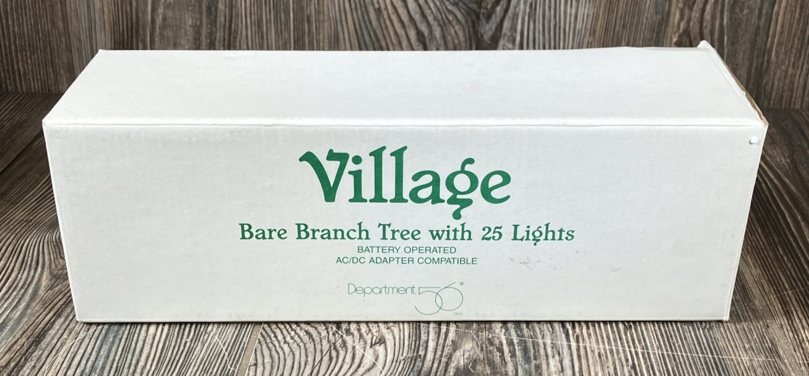 Dept 56 Bare Branch Tree w/25 Lights, Multi-colored 52434, box Tested Work VIDEO