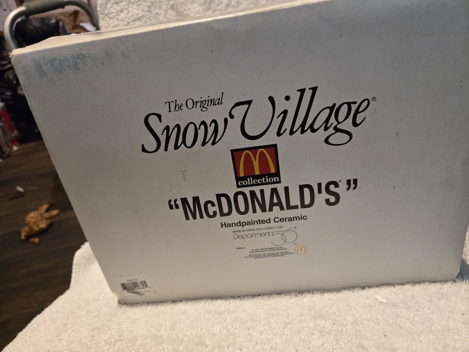 Dept 56 The Original Snow Village McDonald’s Ceramic Christmas Building 54914