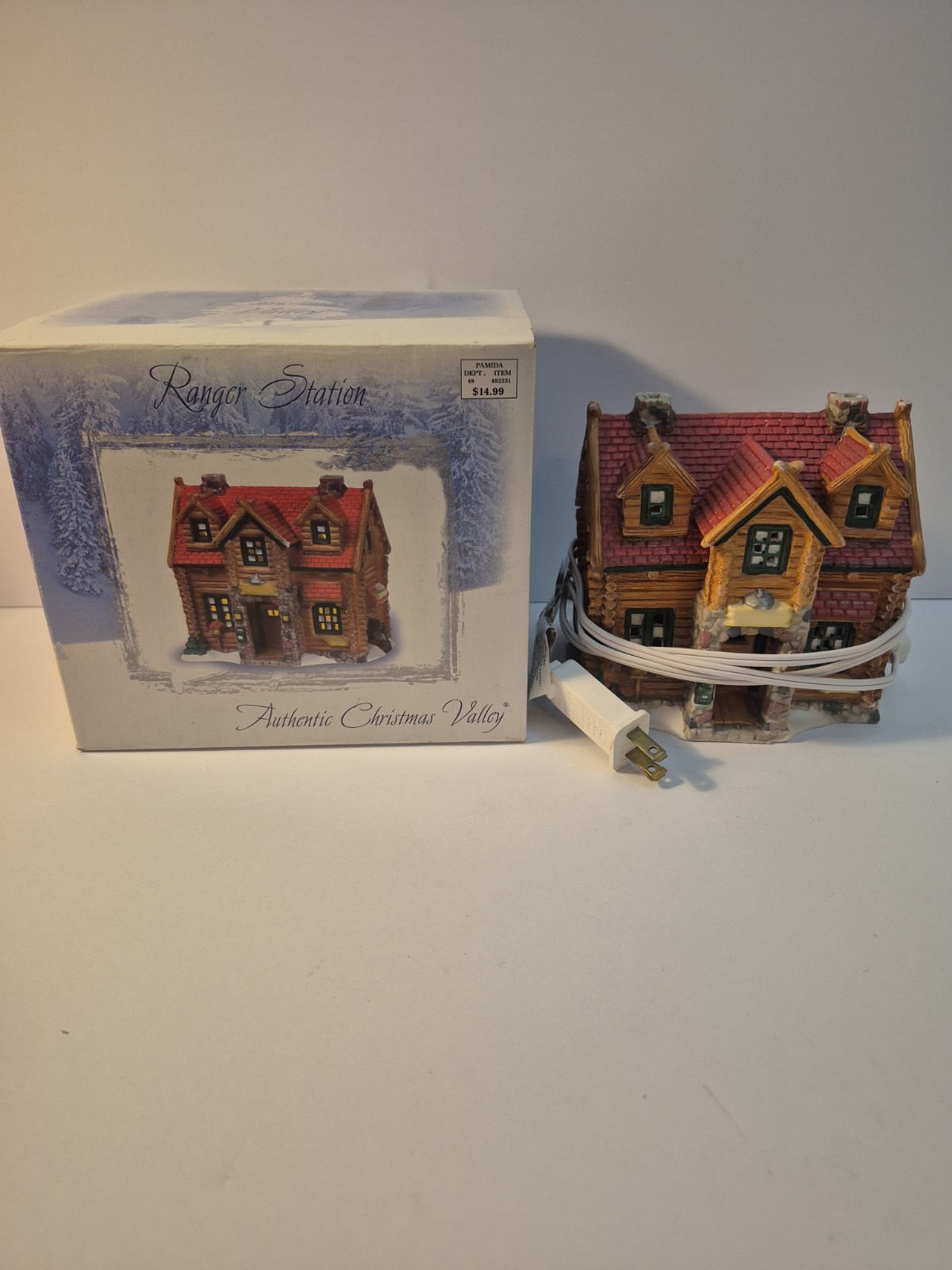 Christmas Village-Authentic Christmas Valley-Ranger Station-New In Open Box