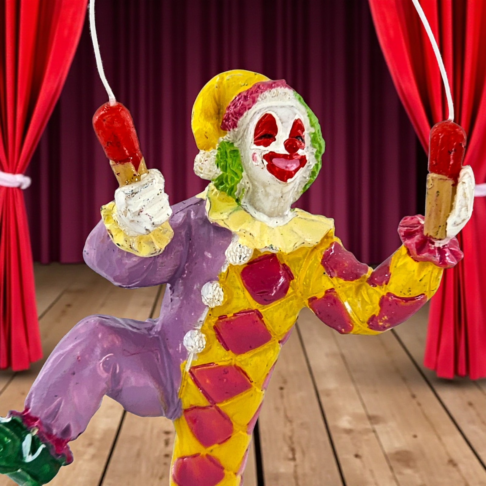 Lemax Carnival Ticket Booth Clown Fair Circus Village Collection 63563 Set READ