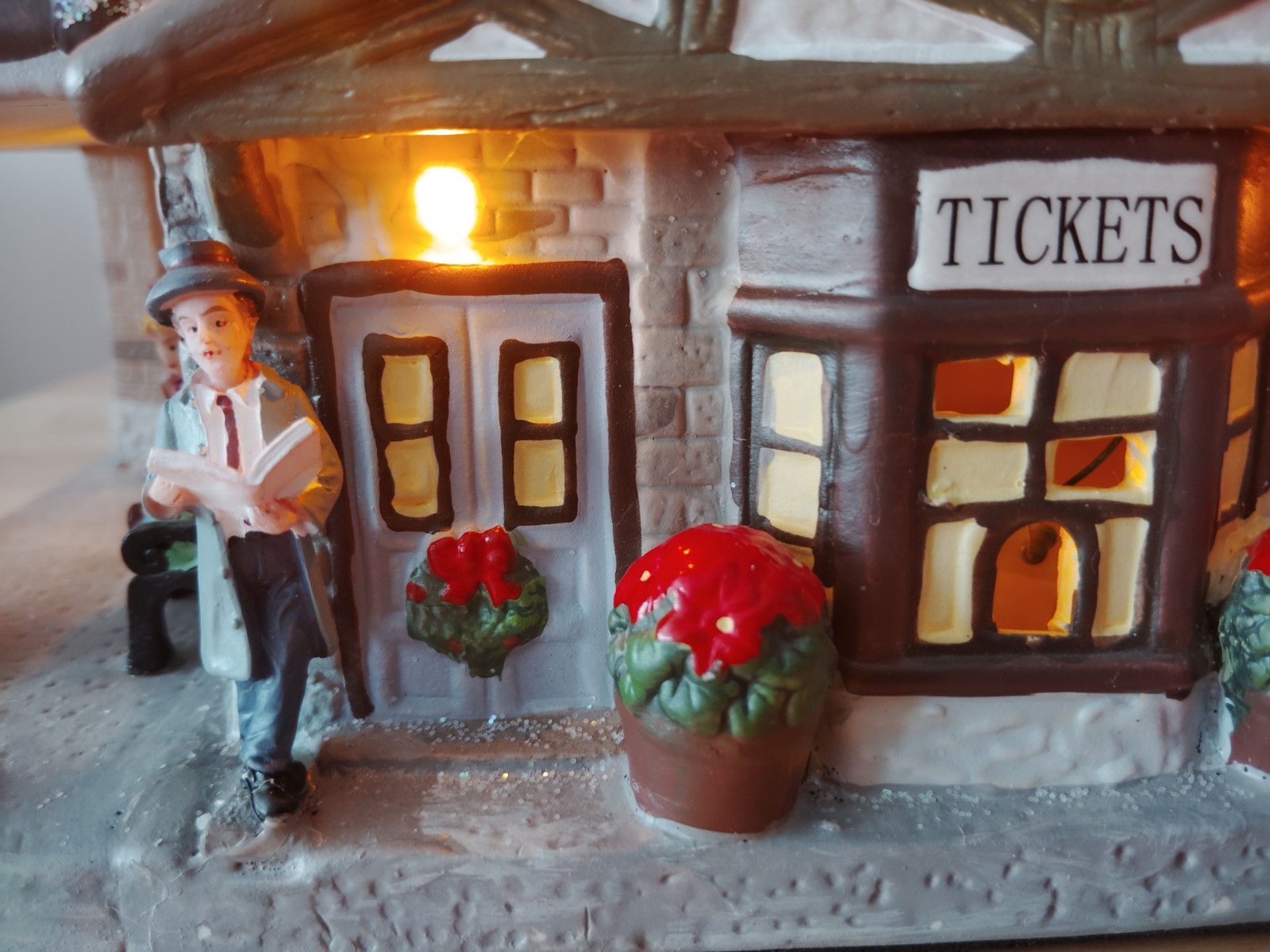 St Nicholas Square Train Station Illuminated Christmas Village “2021”