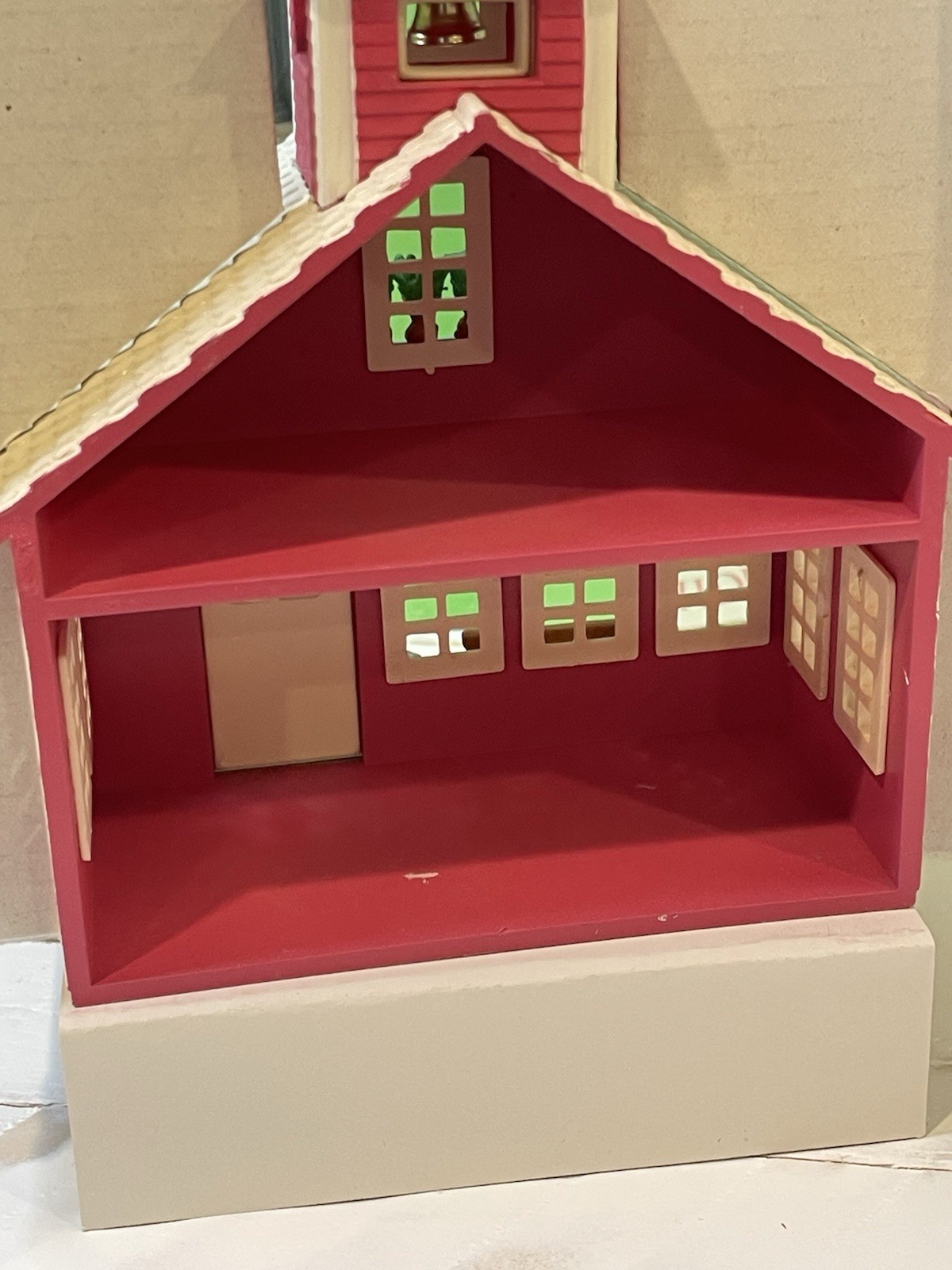 Vintage Hide-A-Way Hollow Dept 56 Carrot Mushroom Mini Easter Village Houses Set