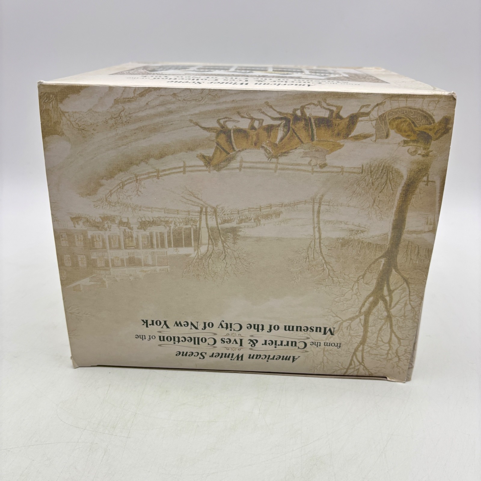 Currier & Ives Collection American Winter Scene Old Sloan Tavern 2001 MCNY