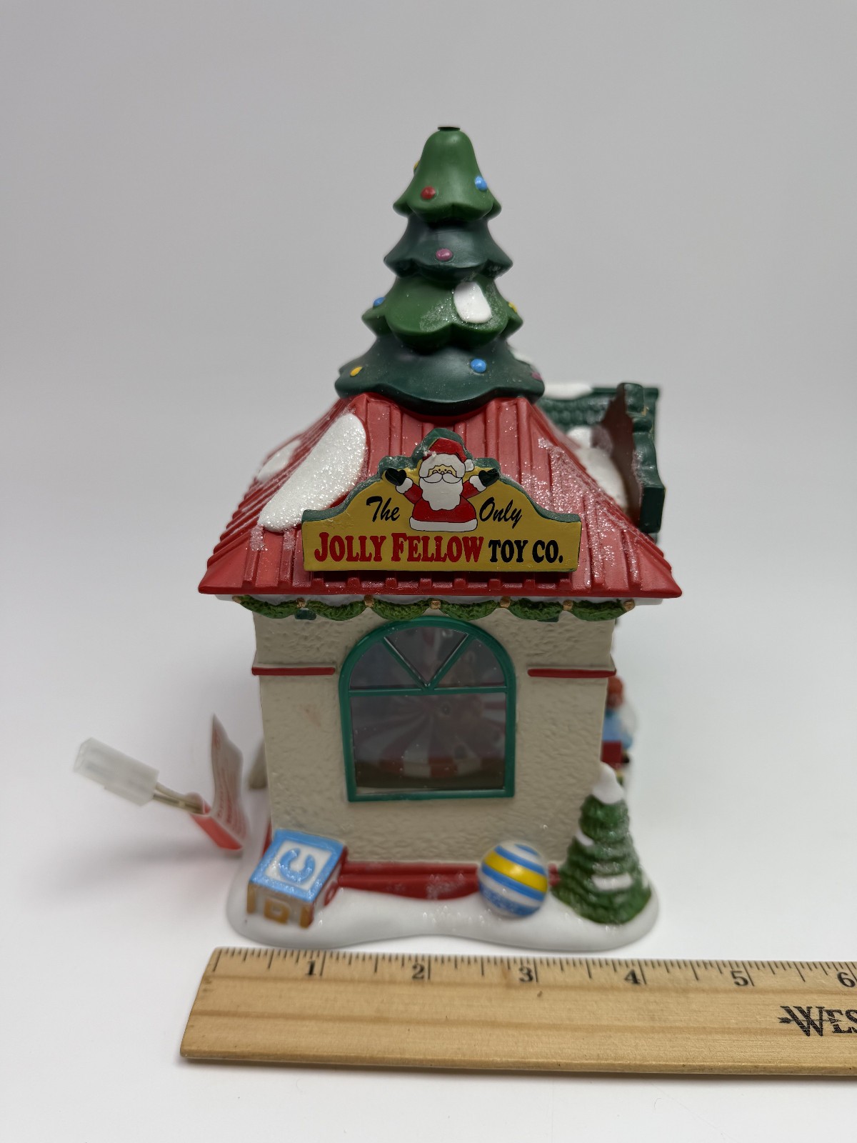 Department 56 North Pole Series The Jolly Fellow Toy Co. Christmas Animated