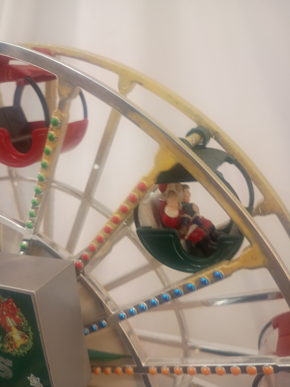 Vintage Maisto Musical Winter Wonder Ferris Wheel Toy Merry Xmas TESTED WORKS