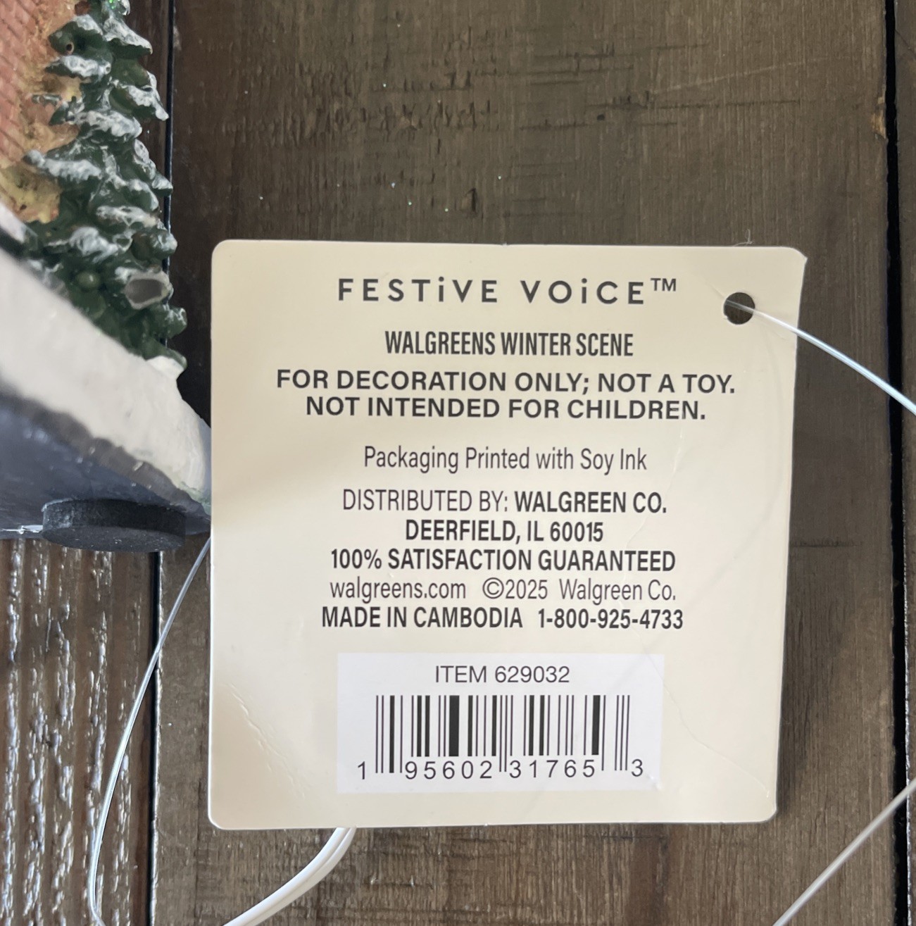 NEW Walgreens Light-Up Pharmacy Christmas Village Store Holiday Winter Scene