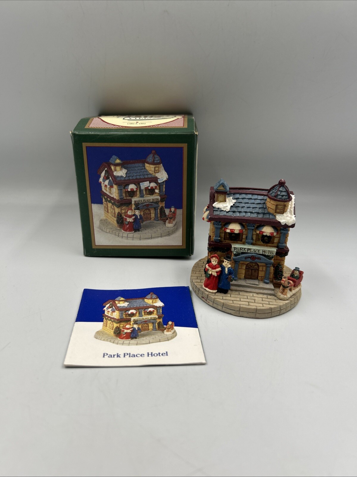 Crystal Falls Village Park Place Hotel Christmas Vintage 1994