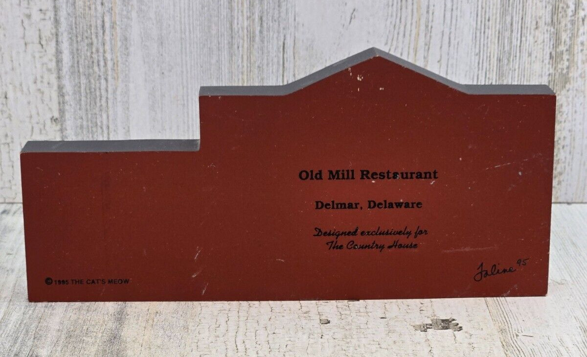 Cat’s Meow Village The Old Mill Restaurant Delmar Delaware 1995