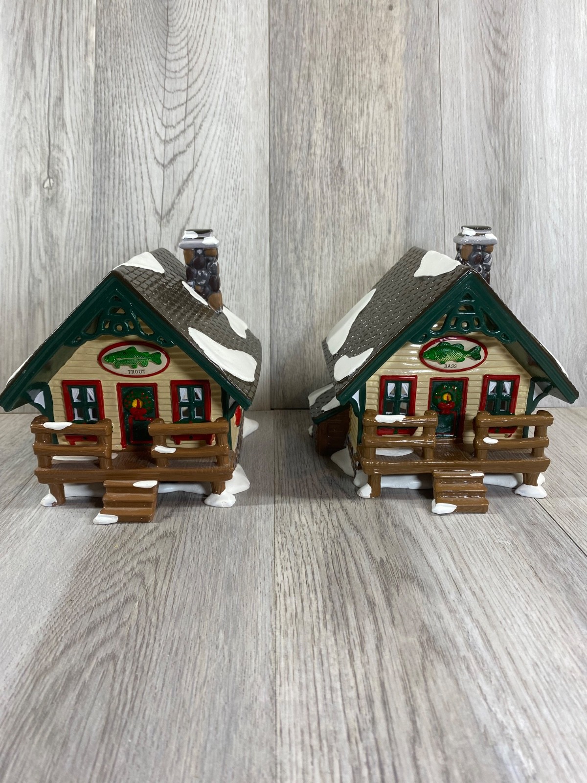 Dept. 56 – “Fisherman’s Nook Cabins” – 5461-5 – Snow Village – Set of 2