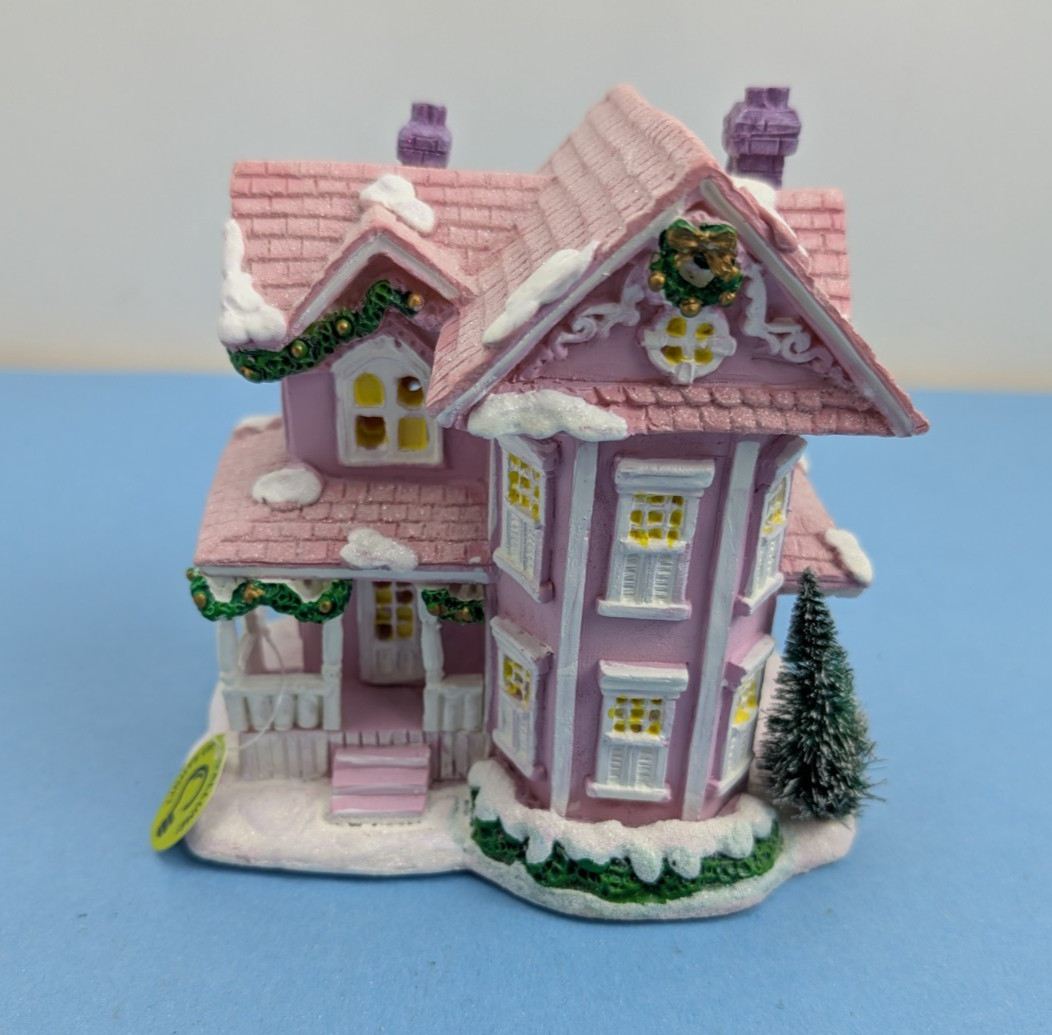 Ashland Christmas Light-Up Victorian Village Winter House
