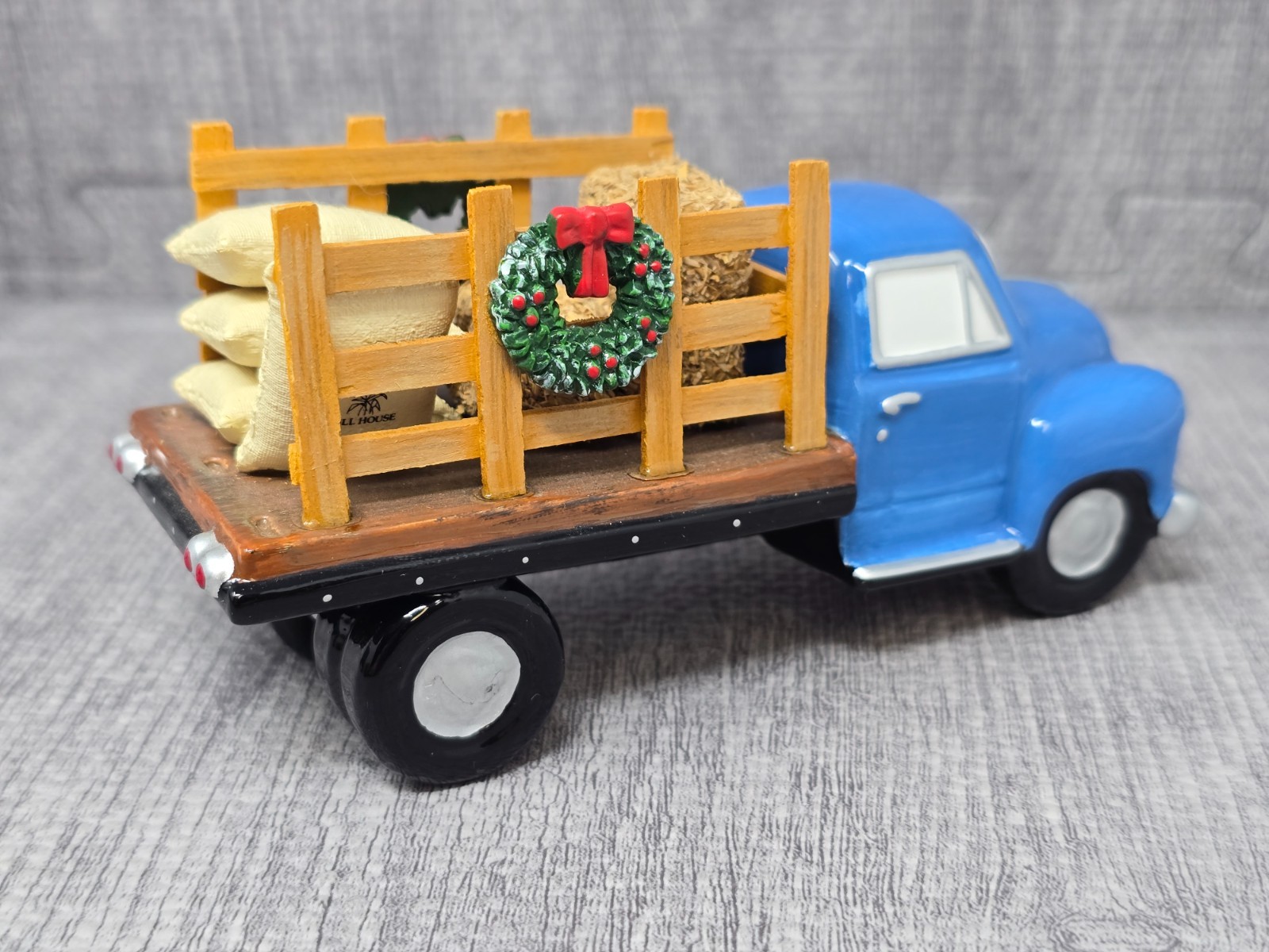 Dept. 56 Snow Village Farmer’s Flatbed Truck #54955 Retired Handpainted Ceramic