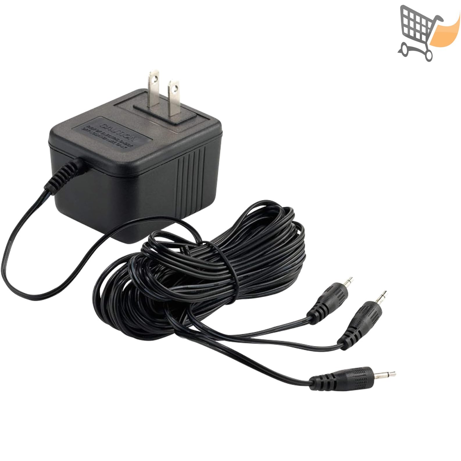 Village Accessories Power Adapter Black 3.15 Inch 3 Ports for AC/DC Devices