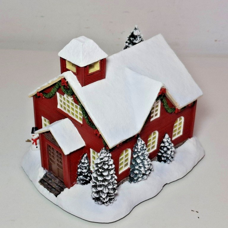Hawthorne Thomas Kinkade Christmas Village “Christmas Cottage “, 2002