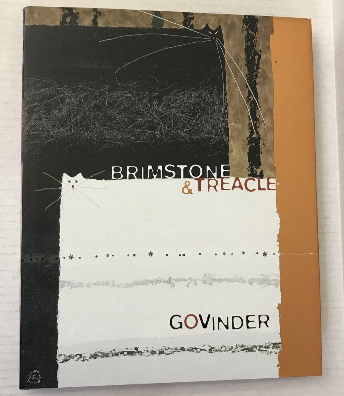 Govinder Nazran Brimstone & Treacle Collectible book w/artist signed card VG