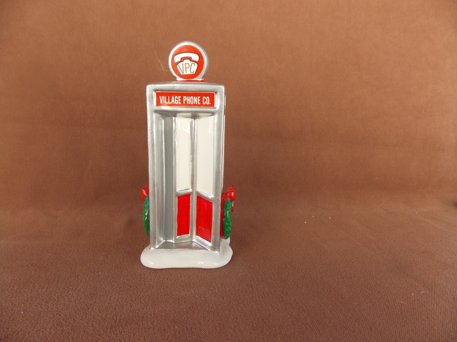 Village Phone Booth 56.54291 Snow Village Dept 56