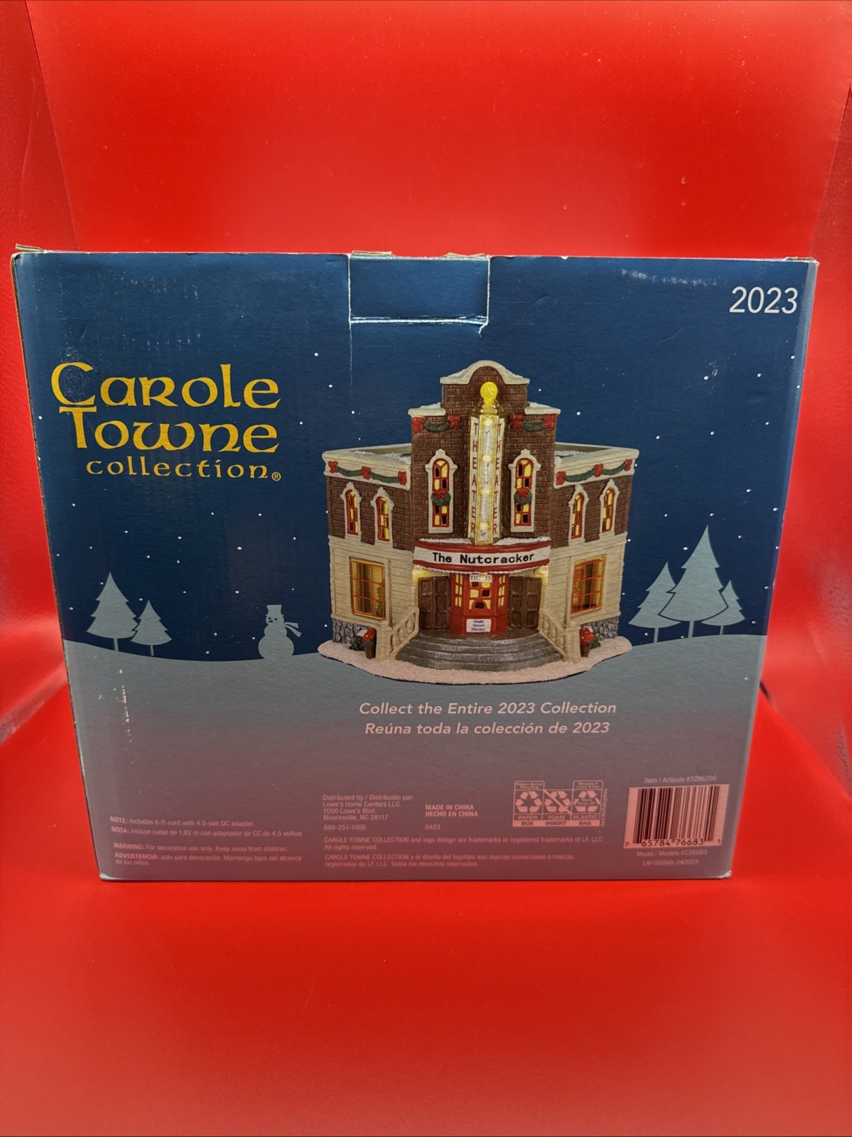 Carole Towne Collection Dodd Street Theater w/ LED Lights Christmas 2023